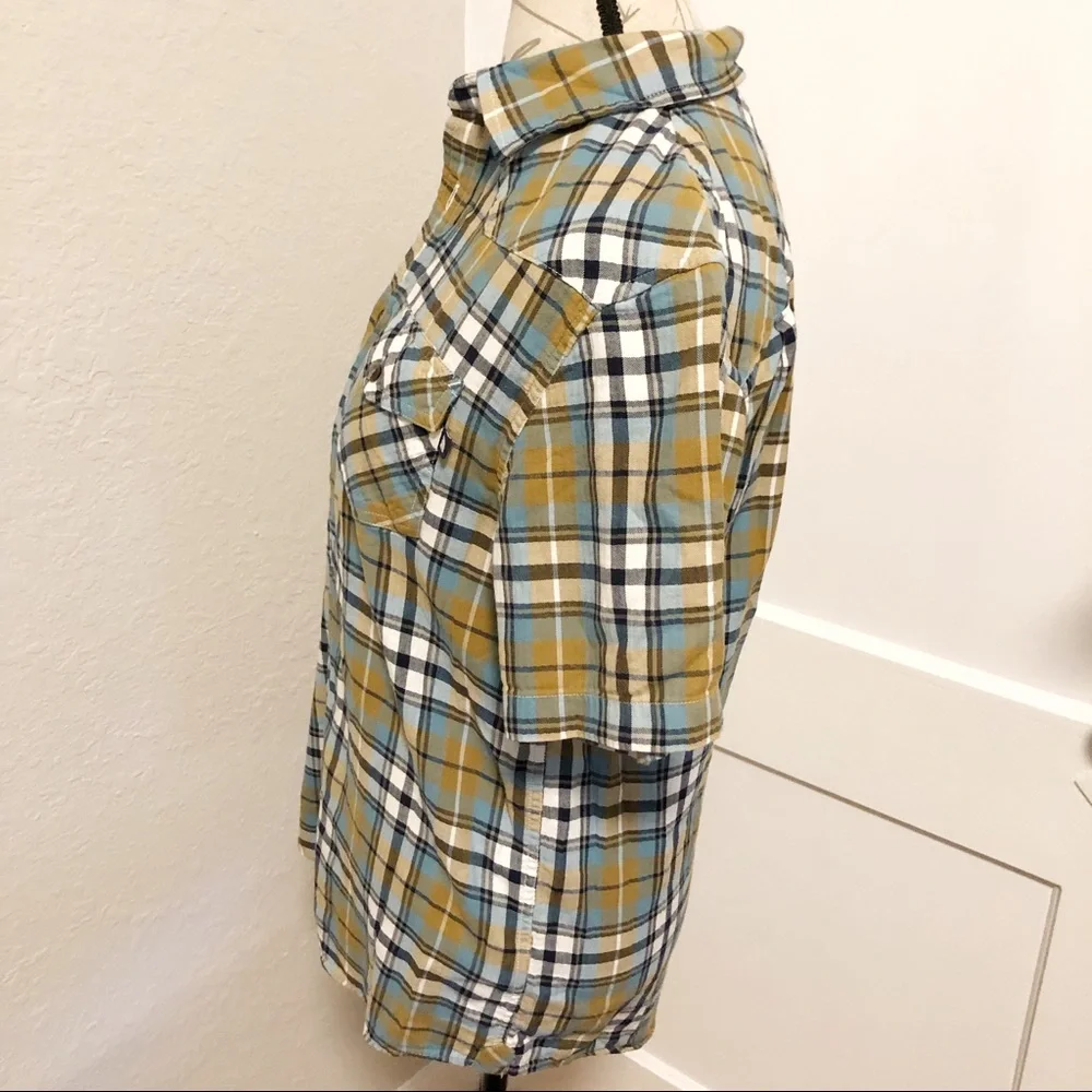 The North Face Plaid Short Sleeve Button Down